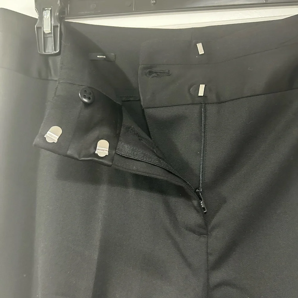 EUC Talbots Black Heritage Women's Straight-Leg Dress Trousers